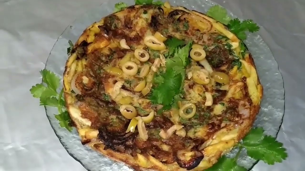 طورطية بالبطاطس والبصل والبيض الإسبانية الاصلية سهلة سريعة ولديدة ❤